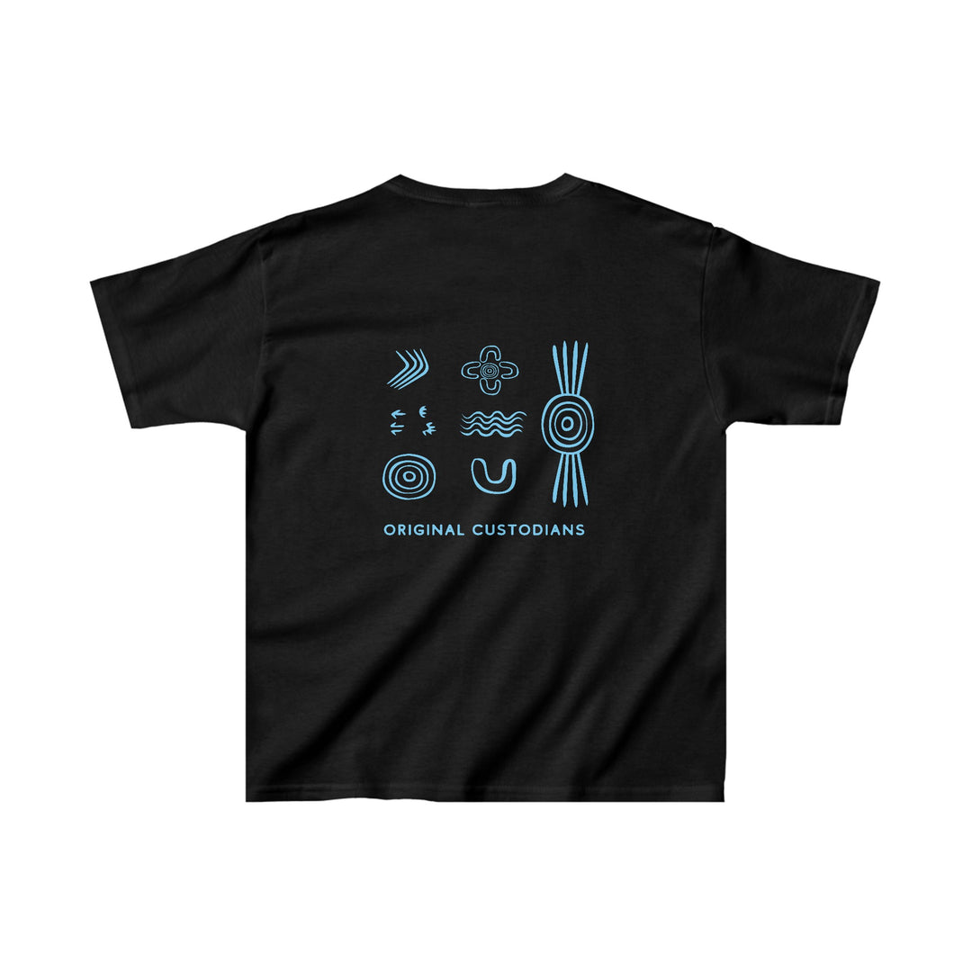 Guardians of Country (Blue) - Kids Cotton Tee