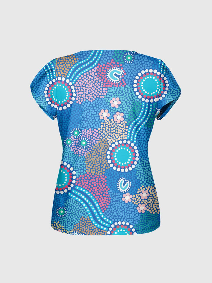 Old Ways Guiding New Paths - NAIDOC 2025 Women's Fashion Top