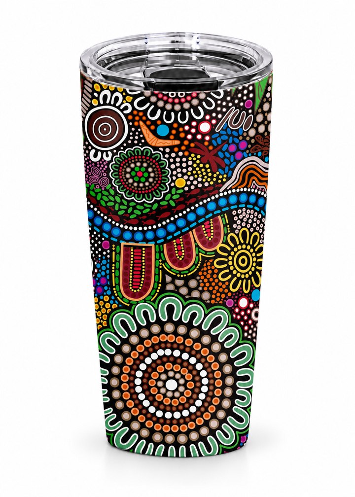 CONNECTED TO COUNTRY - Vacuum Tumbler (20oz) Insulated with Magnetic Lid