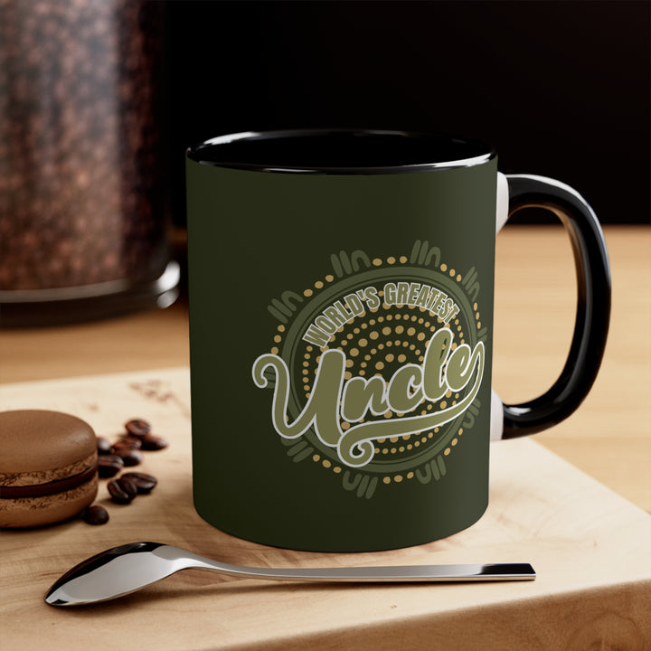 World's Greatest Uncle - Colourful Accent Mug