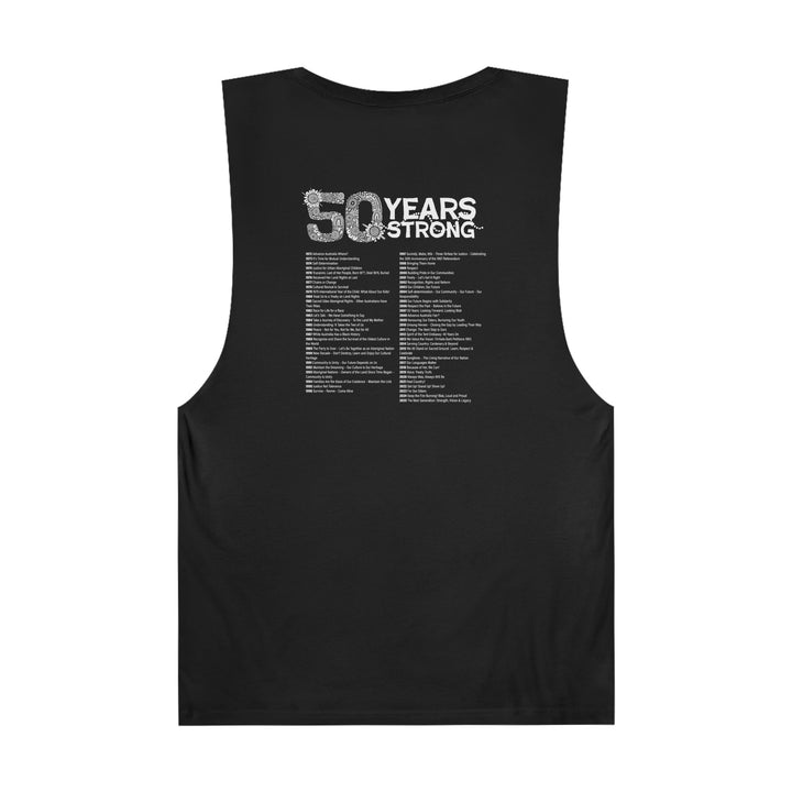 50-Year Commemoration (black/white) - NAIDOC 2025 Unisex Tank Top