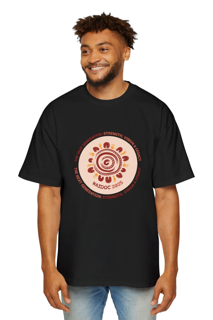 Pathways of Legacy - NAIDOC 2025 Men's Oversized T-Shirt