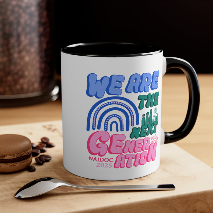 Next Mob Rising - NAIDOC 2025 Colourful Accent Mug