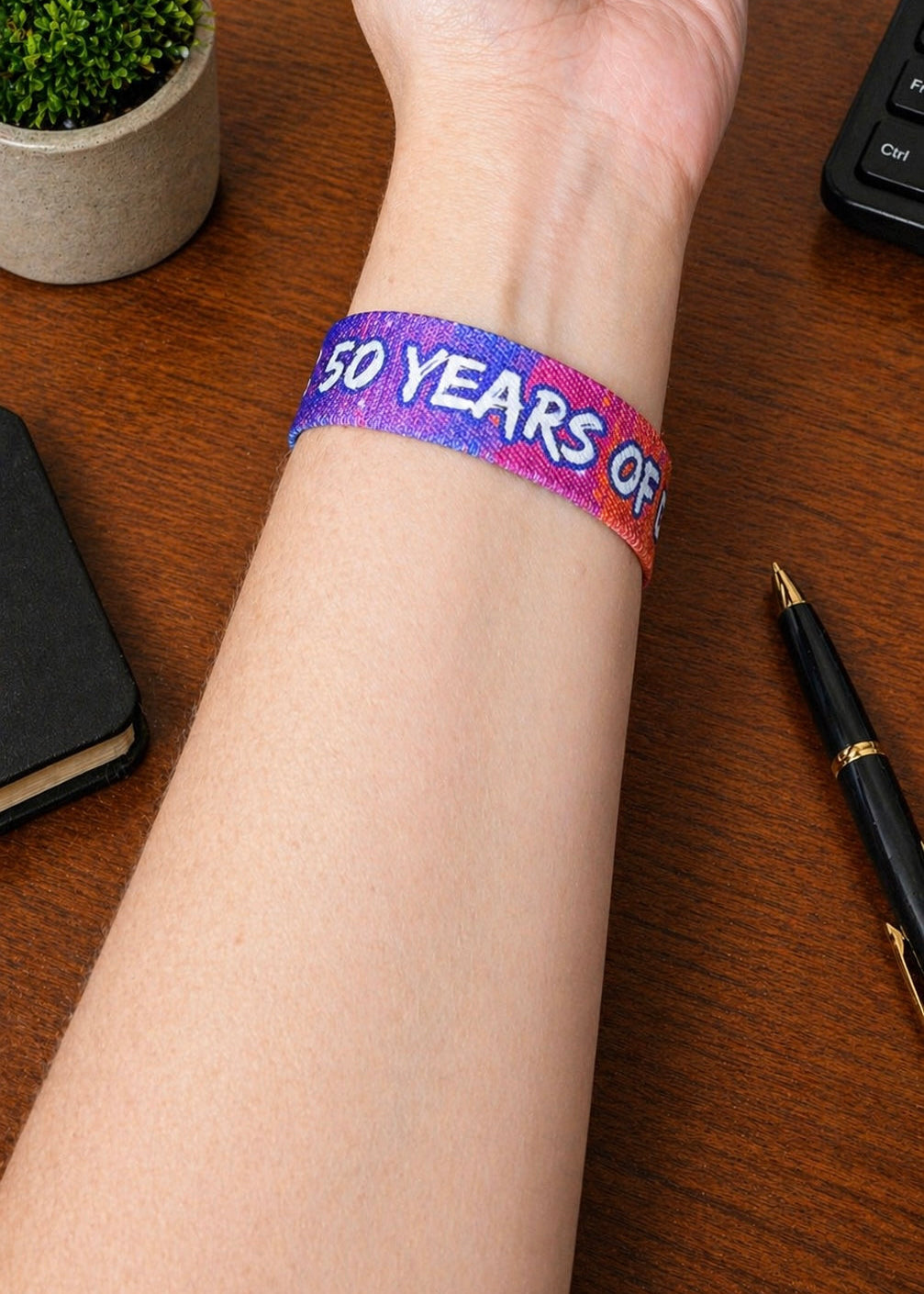 50 Years Deadly - NAIDOC 2026 ELASTIC WRISTBANDS