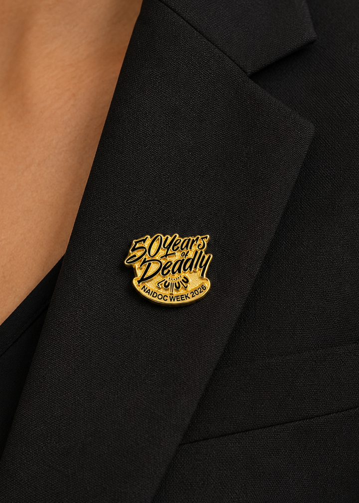 NAIDOC WEEK 2026 “50 YEARS OF DEADLY” - LAPEL PIN