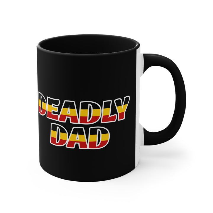 Deadly Dad (Strong and Deadly) - Colourful Accent Mug