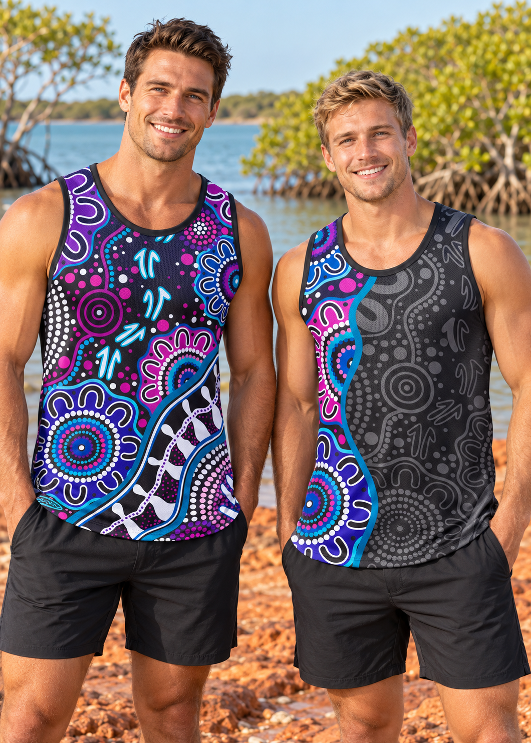Stronger Together - Reversible Singlet -  2 Designs in 1