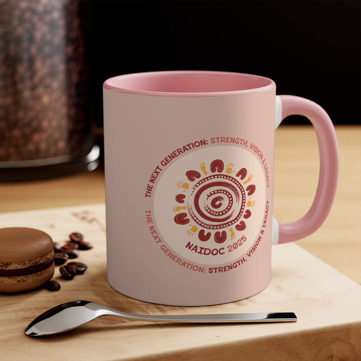 Pathways of Legacy - NAIDOC 2025 Colourful Accent Mug