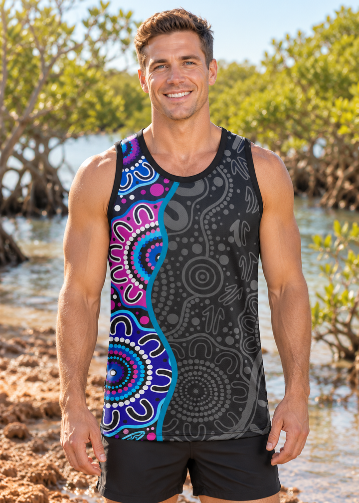 Stronger Together - Reversible Singlet -  2 Designs in 1
