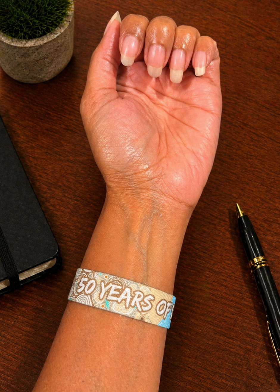 Ever Flowing - NAIDOC 2026 ELASTIC WRISTBANDS