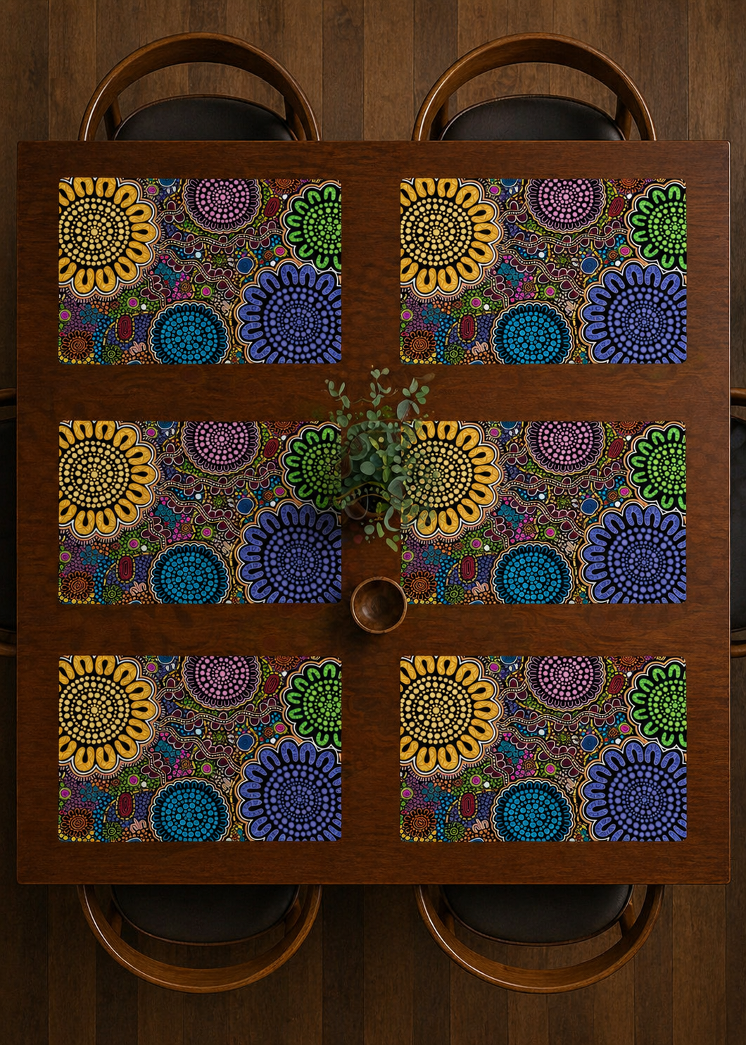 Still We Rise, Still We Shine – NAIDOC 2026 Linen Placemat Set (6 Pack)