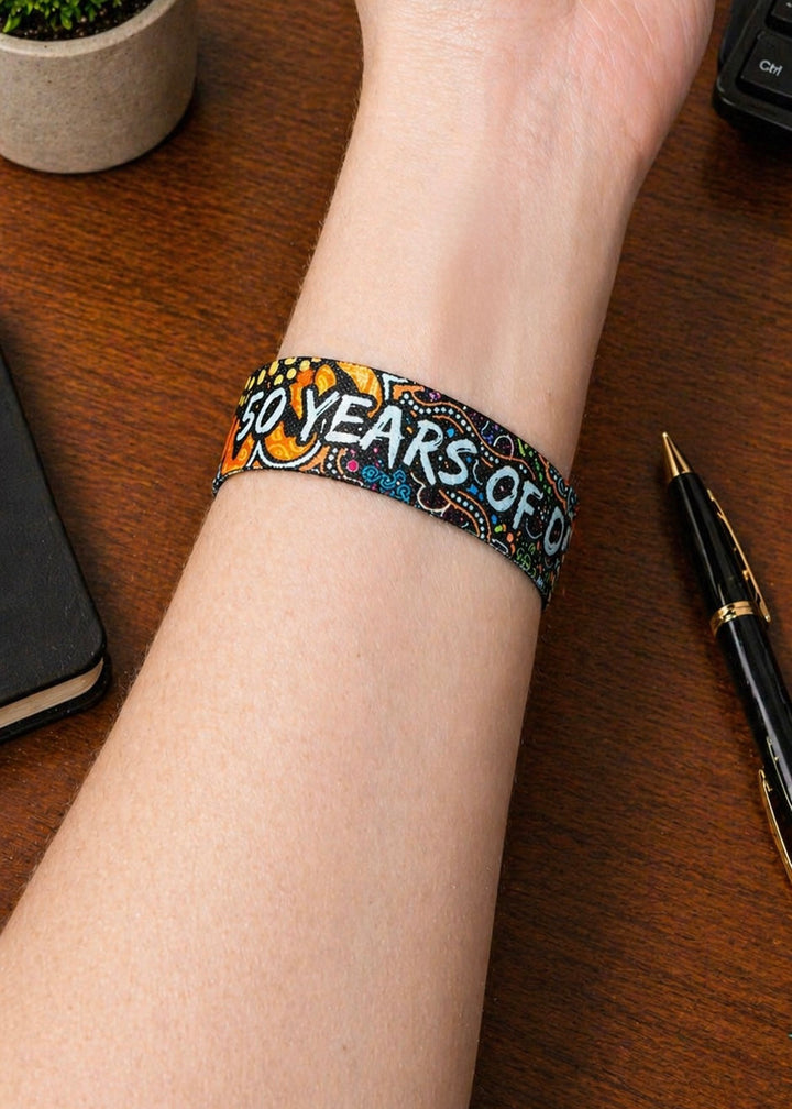 Still We Rise, Still We Shine  - NAIDOC 2026 ELASTIC WRISTBANDS