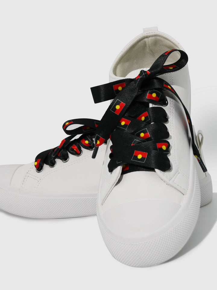 Aboriginal Flag - Thick Shoelaces