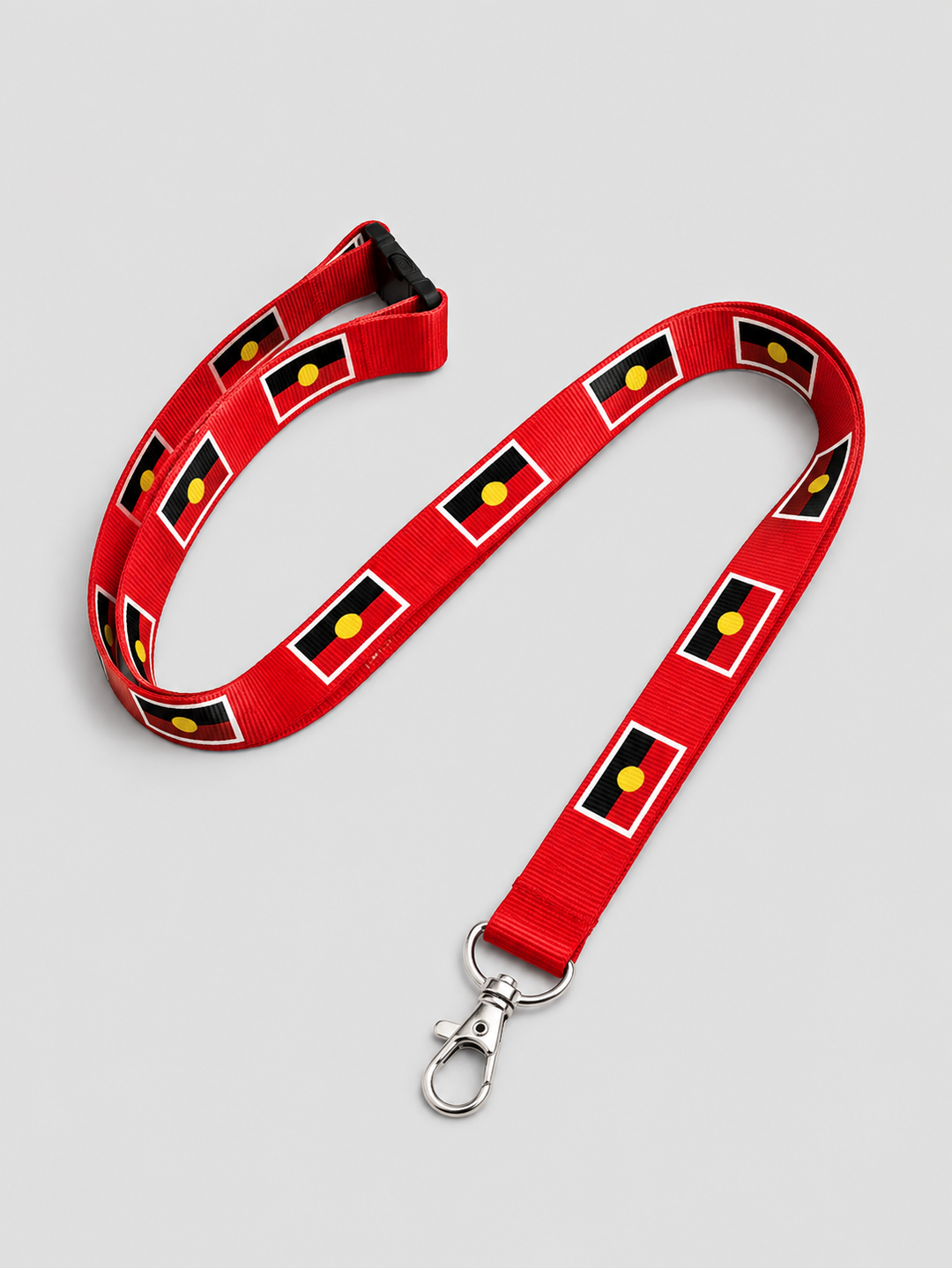 ABORIGINAL FLAG - LANYARD + PHONE CLIP