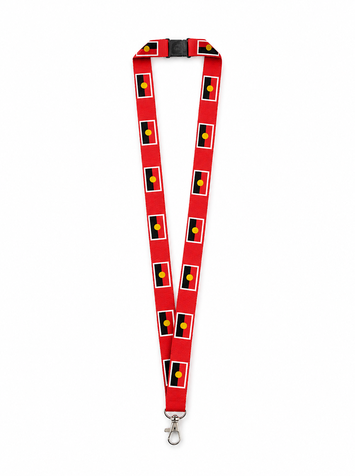 ABORIGINAL FLAG - LANYARD + PHONE CLIP