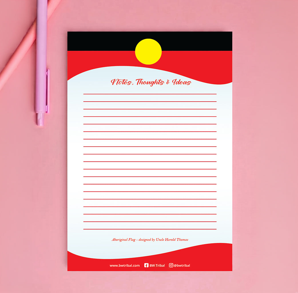 Aboriginal Flag - Notepad