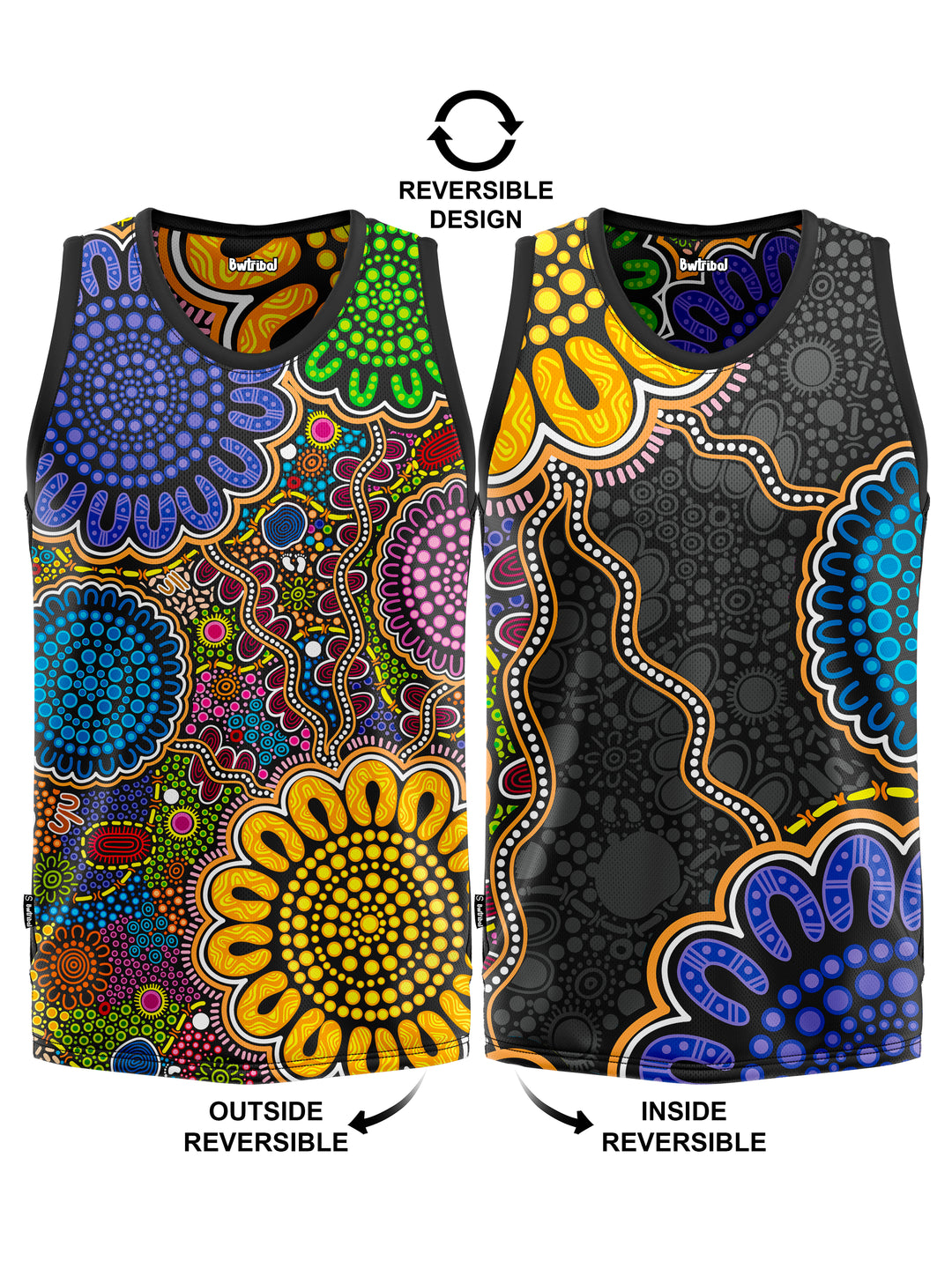 Still We Rise, Still We Shine - Reversible Singlet -  2 Designs in 1