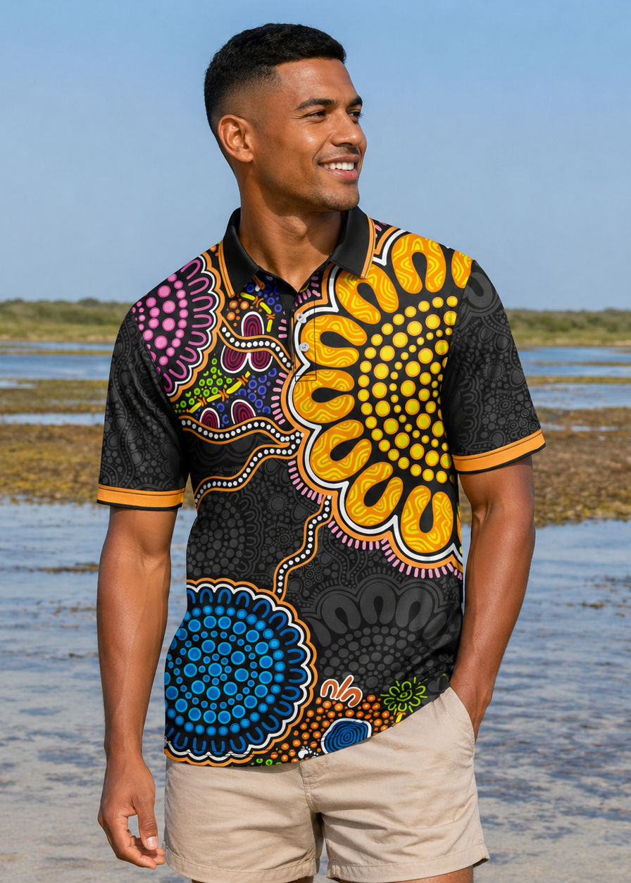 Still We Rise, Still We Shine – NAIDOC 2026 Signature Retail Men’s Polo