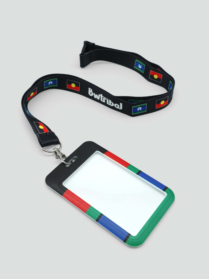 Aboriginal and Torres Strait Islander Flags - NAIDOC 2024 Lanyard + Card Holder Set