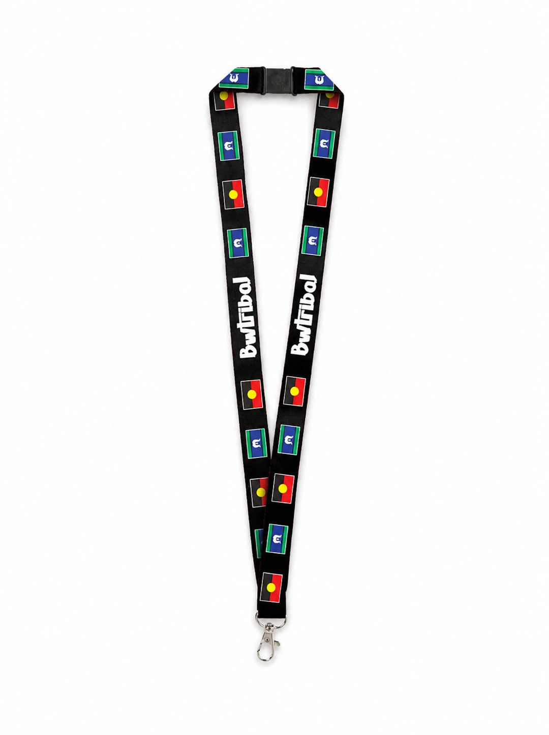 ABORIGINAL AND TORRES STRAIT ISLANDER FLAGS - LANYARD + PHONE CLIP