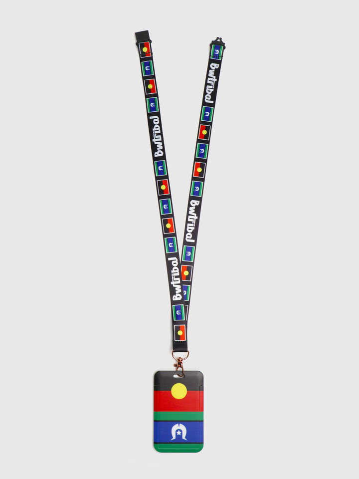 Aboriginal and Torres Strait Islander Flags + Card Holder Set