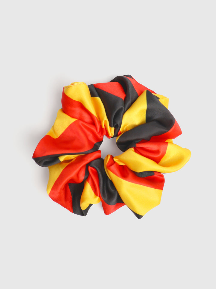 Red, Black & Yellow - Extra Large Scrunchie