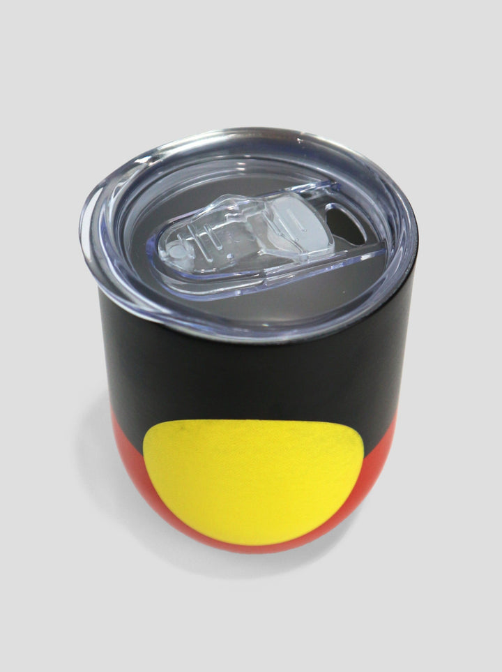 Aboriginal Flag Australia - Double Walled Steel Vacuum Mug