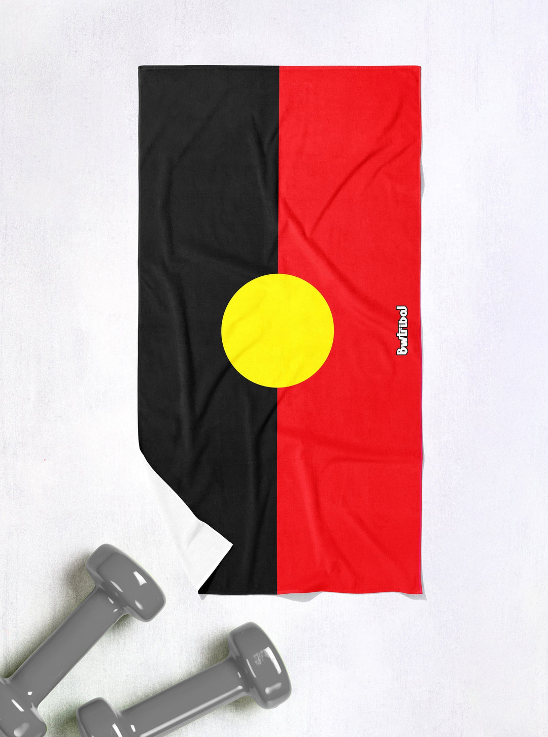 Aboriginal Flag - Gym Towel