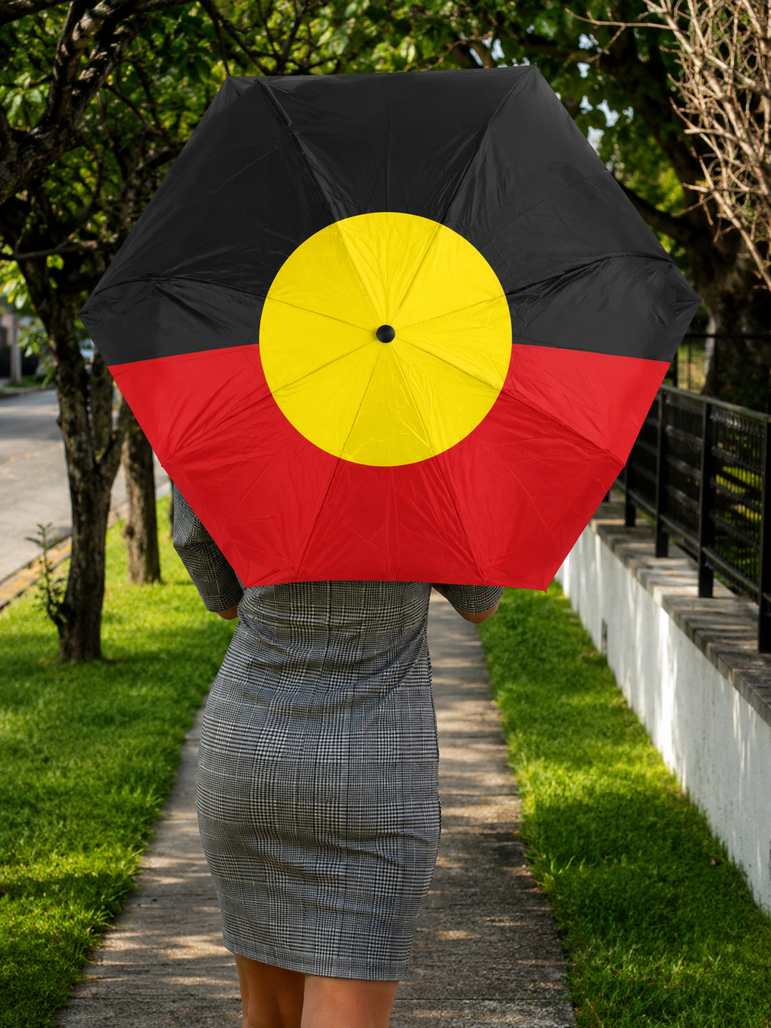 Aboriginal Flag - Umbrella