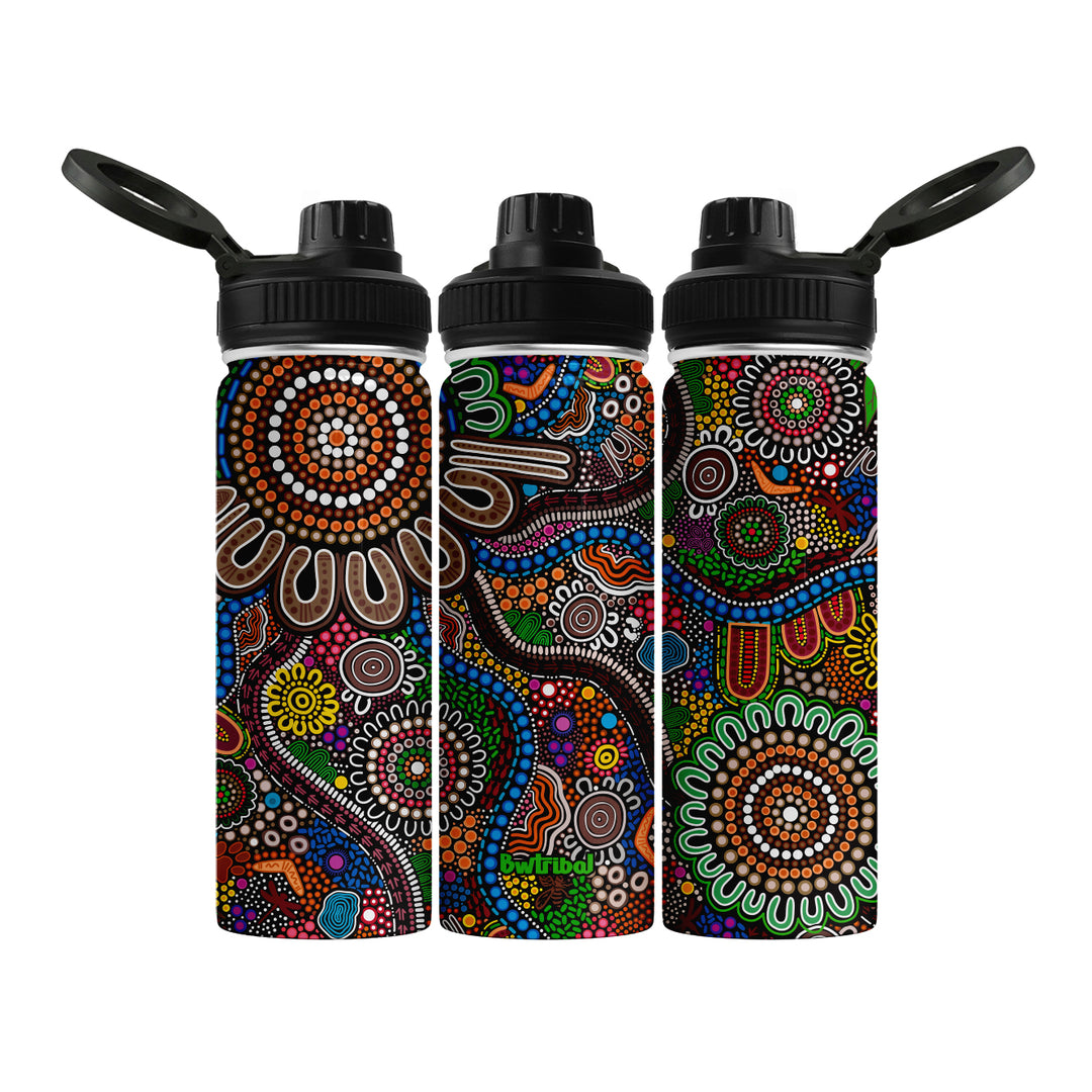 Connected to Country - Vacuum Insulated Water Bottle (18oz)