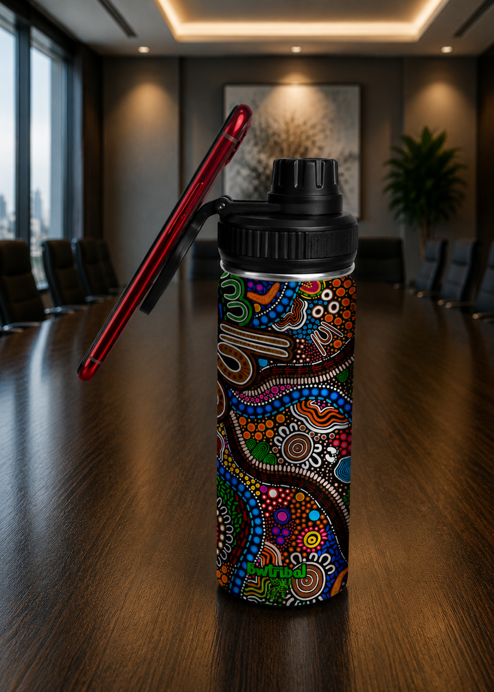 Connected to Country - Vacuum Insulated Water Bottle (18oz)