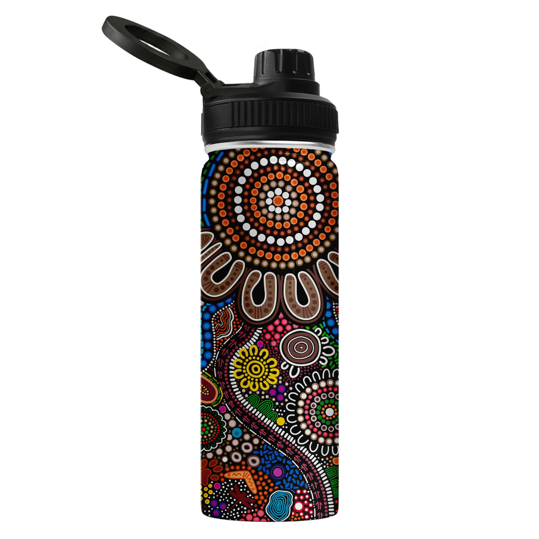 Connected to Country - Vacuum Insulated Water Bottle (18oz)