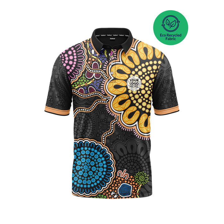 Still We Rise, Still We Shine - Signature - Eco - NAIDOC 26 Men's Custom Polo