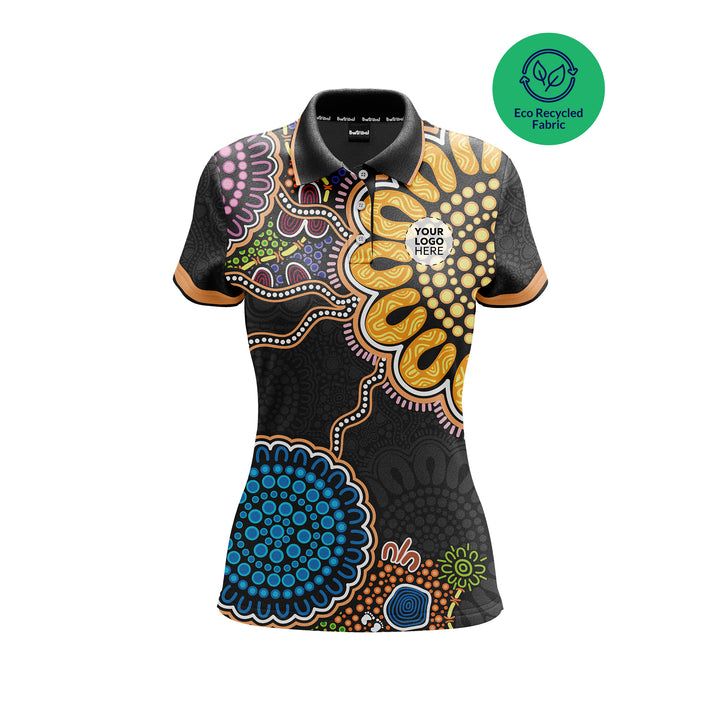 Still We Rise, Still We Shine - Signature - Eco - NAIDOC 26 Women's Custom Polo