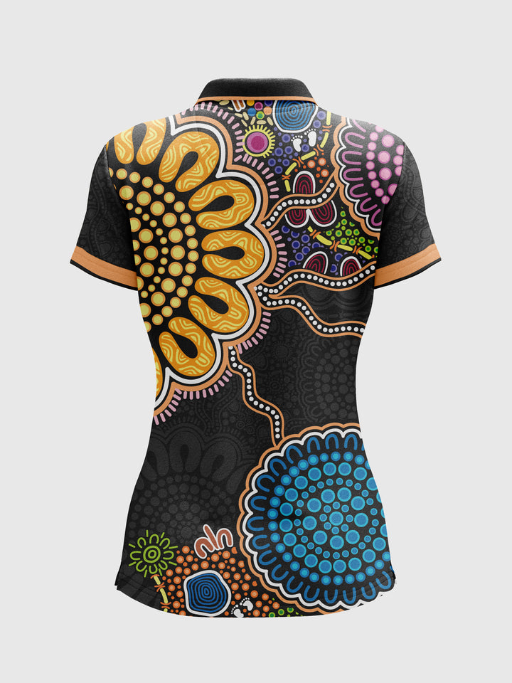 Still We Rise, Still We Shine - Signature - UPF50 - NAIDOC 26 Women's Custom Polo