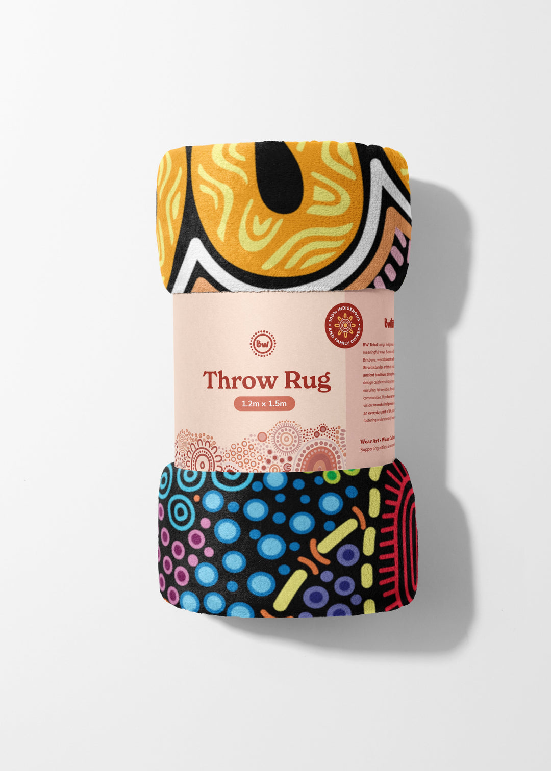 Still We Rise, Still We Shine – NAIDOC 2026 Throw Rug / Blanket