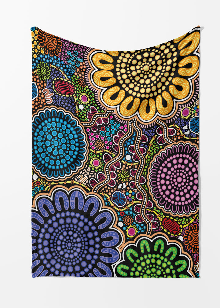 Still We Rise, Still We Shine – NAIDOC 2026 Throw Rug / Blanket