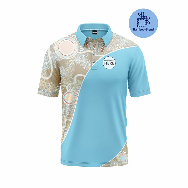 Ever Flowing - Bamboo - NAIDOC 2026 Men's Custom Polo