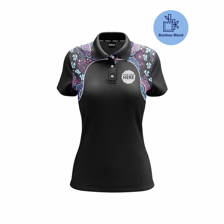 Stronger Together  - Bamboo - NAIDOC 26 Women's Custom Polo
