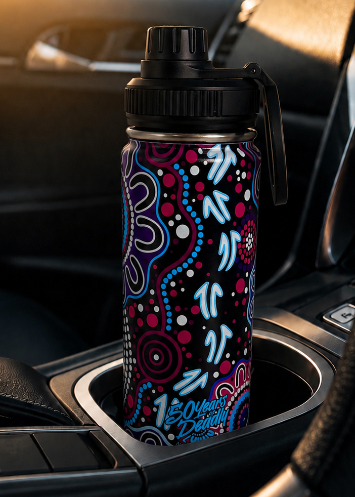 Stronger Together - NAIDOC 2026 Bottle with Magnetic Booster Ring (18oz)