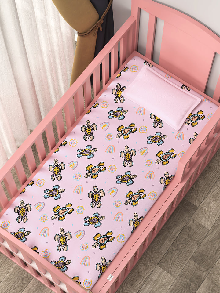 Baby Bungaroo (Pink) - Fitted Cot Sheet