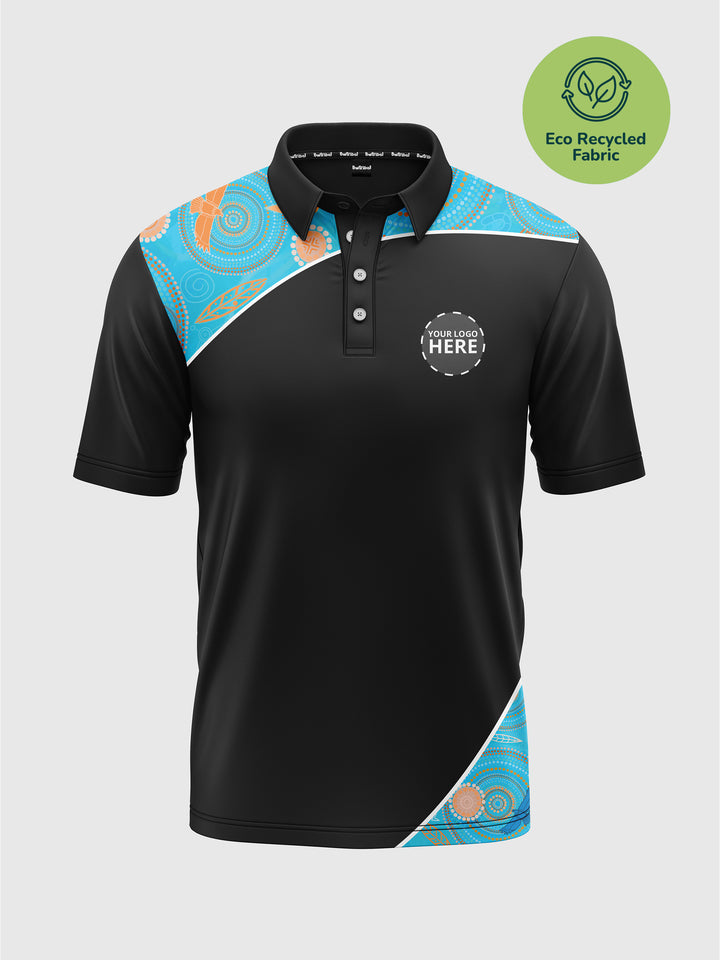 Never Stop the Dreaming - Eco - NAIDOC 25 Men's Custom Polo