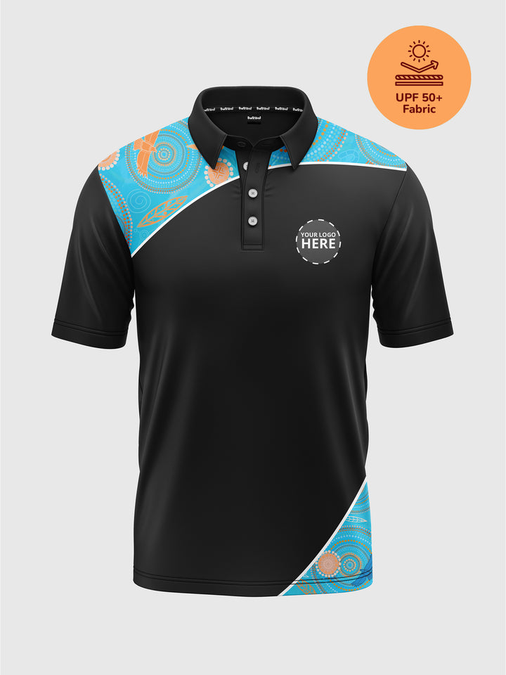 Never Stop the Dreaming - UPF 50+ - NAIDOC 25 Men's Custom Polo