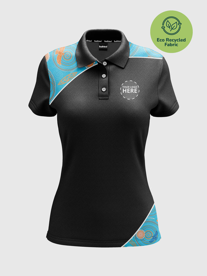 Never Stop the Dreaming - Eco - NAIDOC 25 Women's Custom Polo