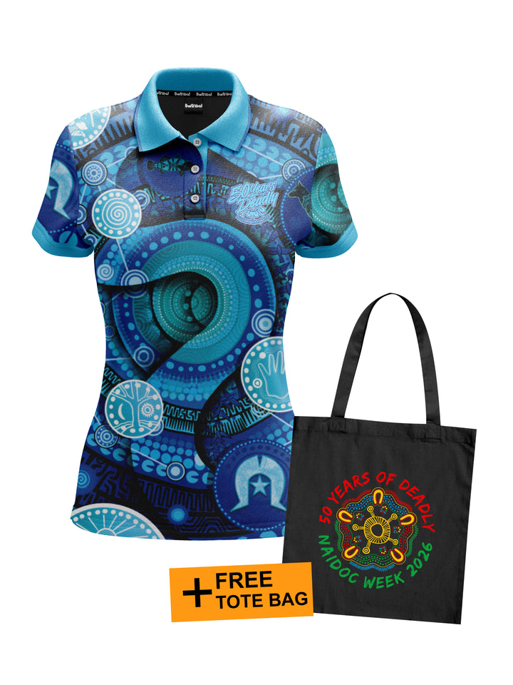 Always Been Deadly  - NAIDOC 2026 Women's Polo + Free Tote bag with every order