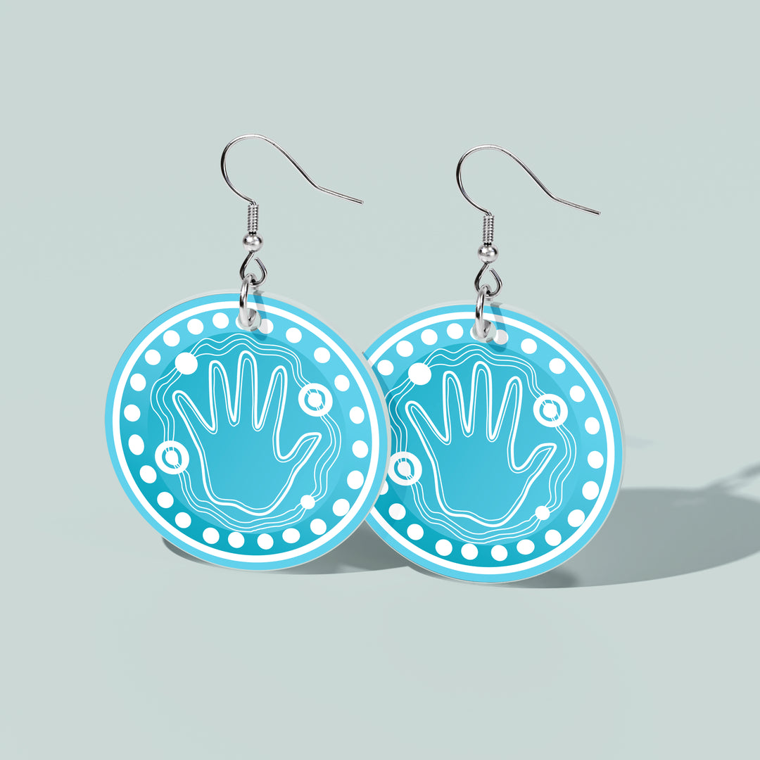 Always Been Deadly – "Unity Hand"  NAIDOC 2026 Round Earrings