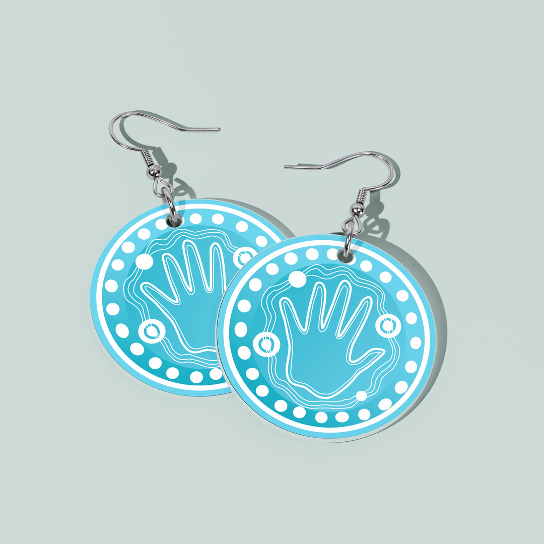 Always Been Deadly – "Unity Hand"  NAIDOC 2026 Round Earrings