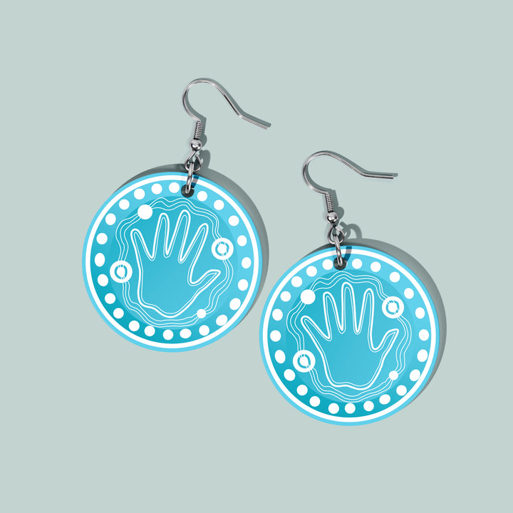 Always Been Deadly – "Unity Hand"  NAIDOC 2026 Round Earrings