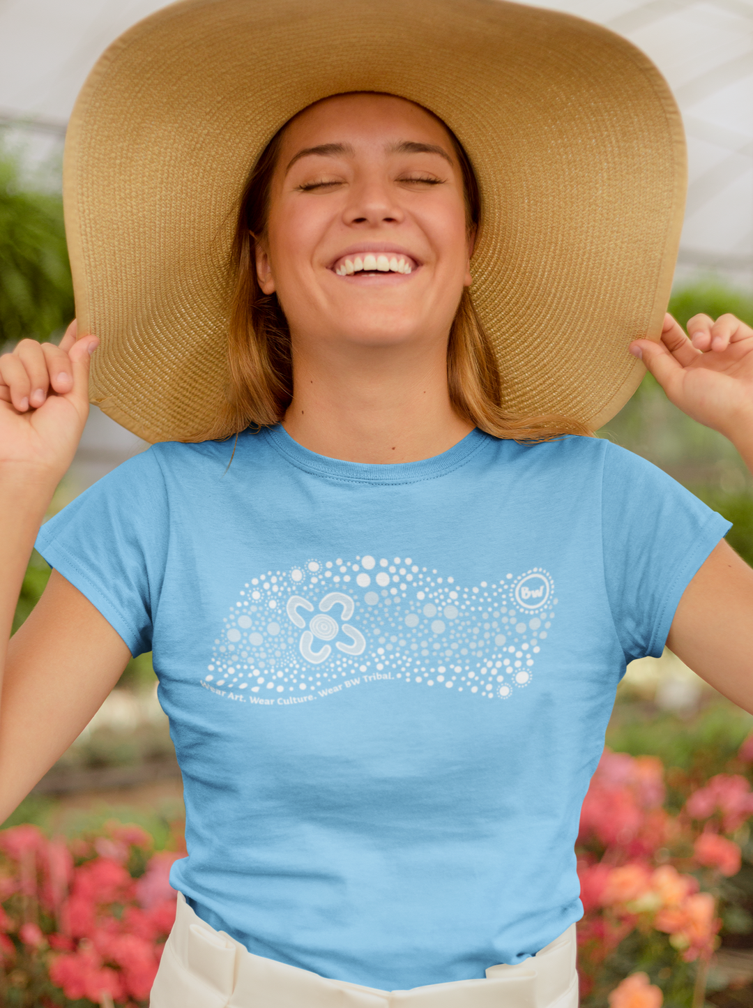 Wildflowers - Light Blue Women's T-Shirt