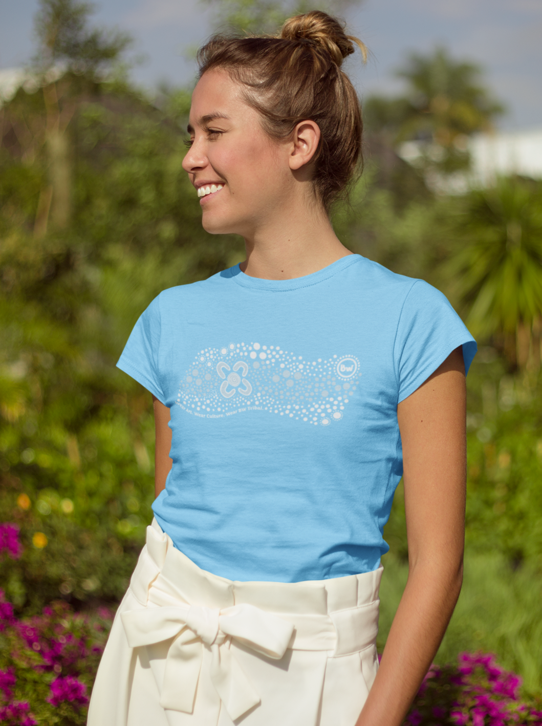 Wildflowers - Light Blue Women's T-Shirt